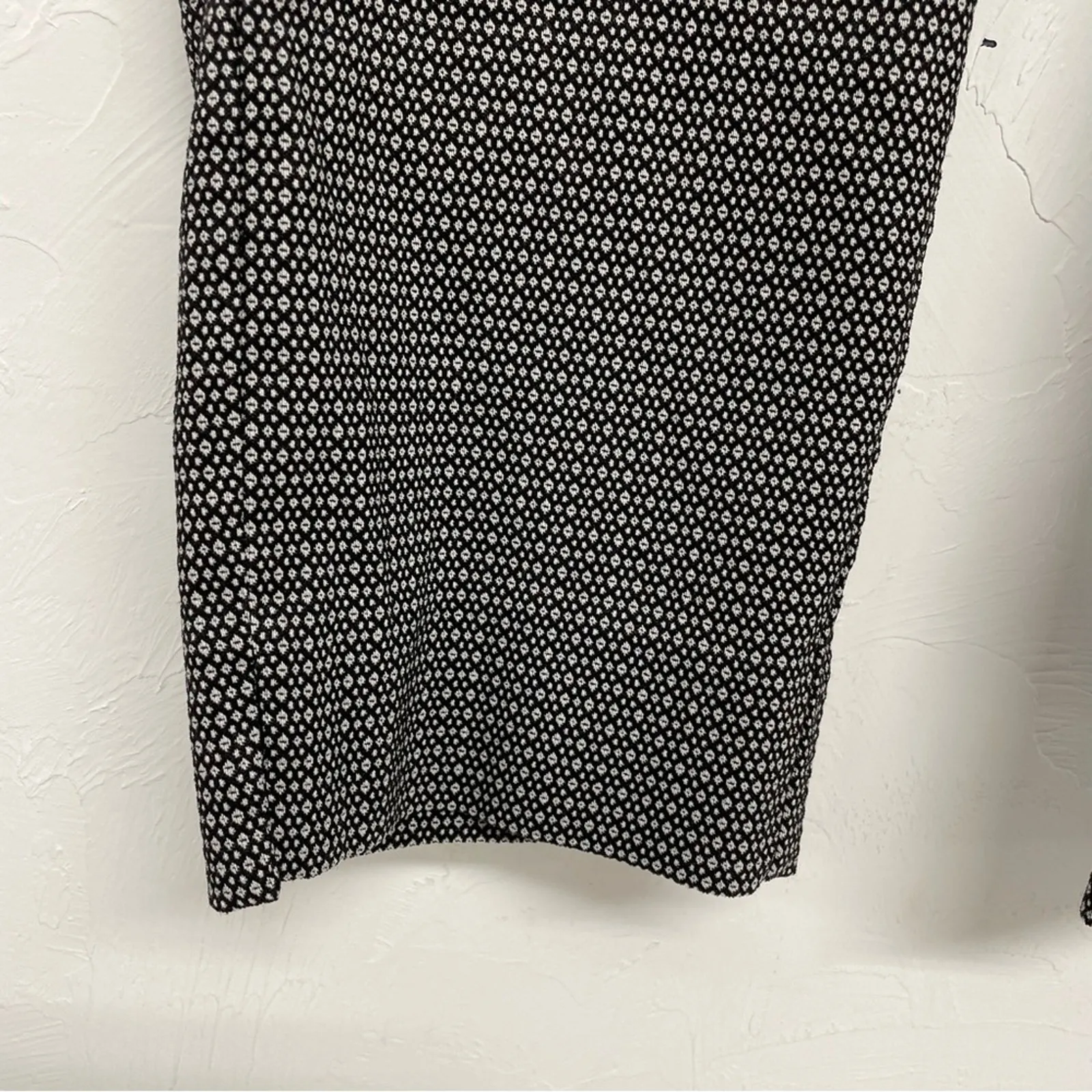 NYDJ Black & White Trouser Dress Pants Ankle Length Womens 6 Preppy Career Work - Image 4