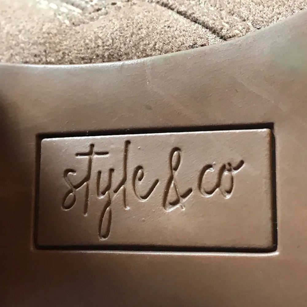 Style & Co brown suede bootie - Image 6