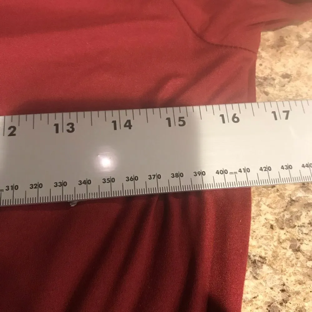 City Vibes Women's Dress Medium Burnt Red - Image 6