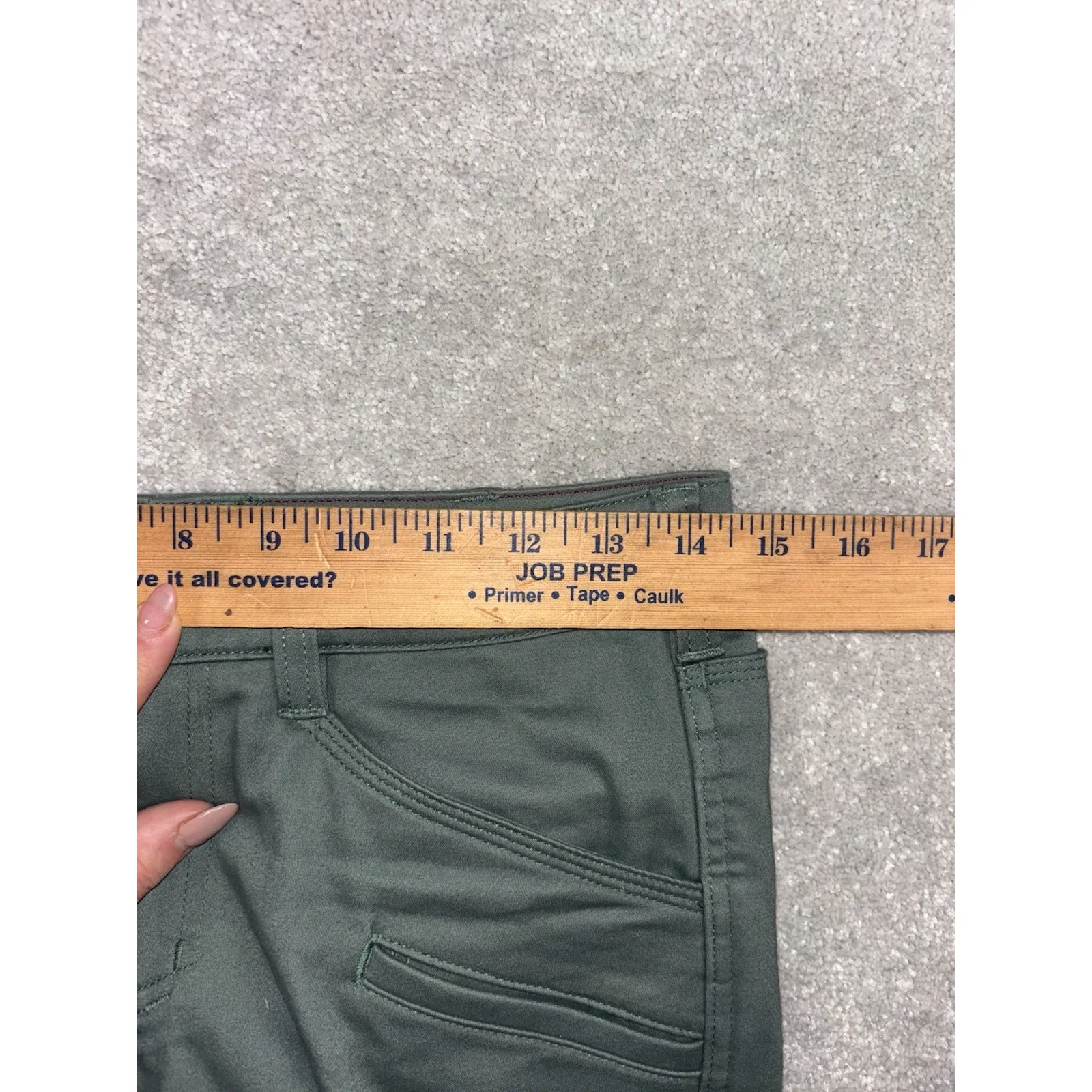5.11 Tactical Wyldcat Pants Womens size 2 Ankle Zip Utility pockets Green - Image 8