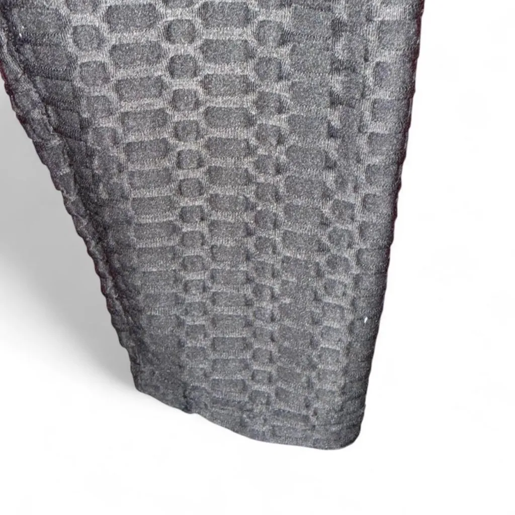 black textured women's high - Image 2