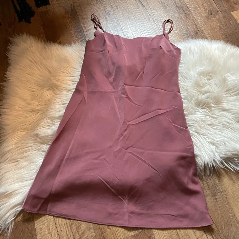LULU’S Make A Move Mauve Slip Dress - Image 2