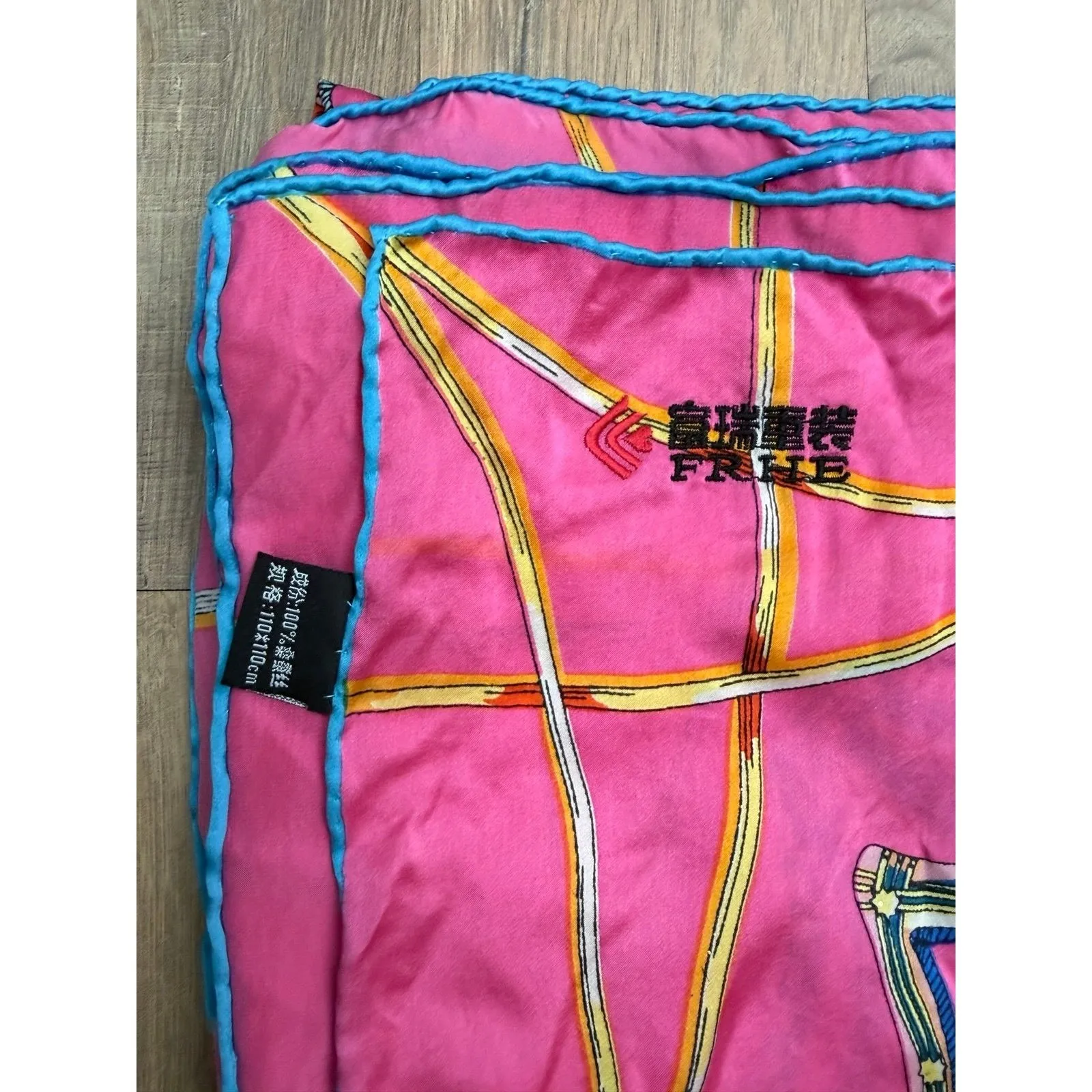 Bundle of 6 Vintage & Modern Scarves | Mixed Brands | Silk & Polyester - Image 13