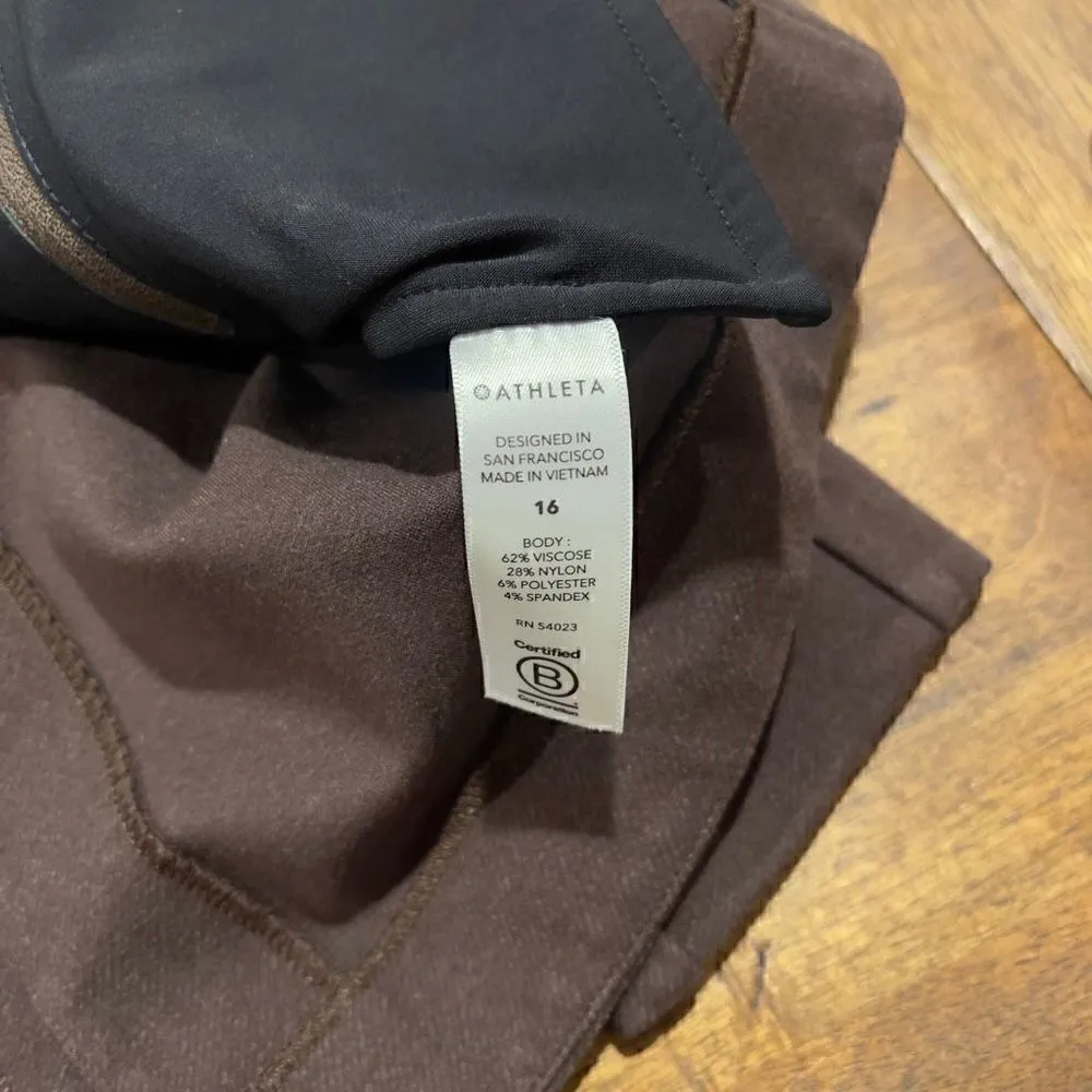 Athleta Venice Textured Semifitted Brown Blazer - Image 3