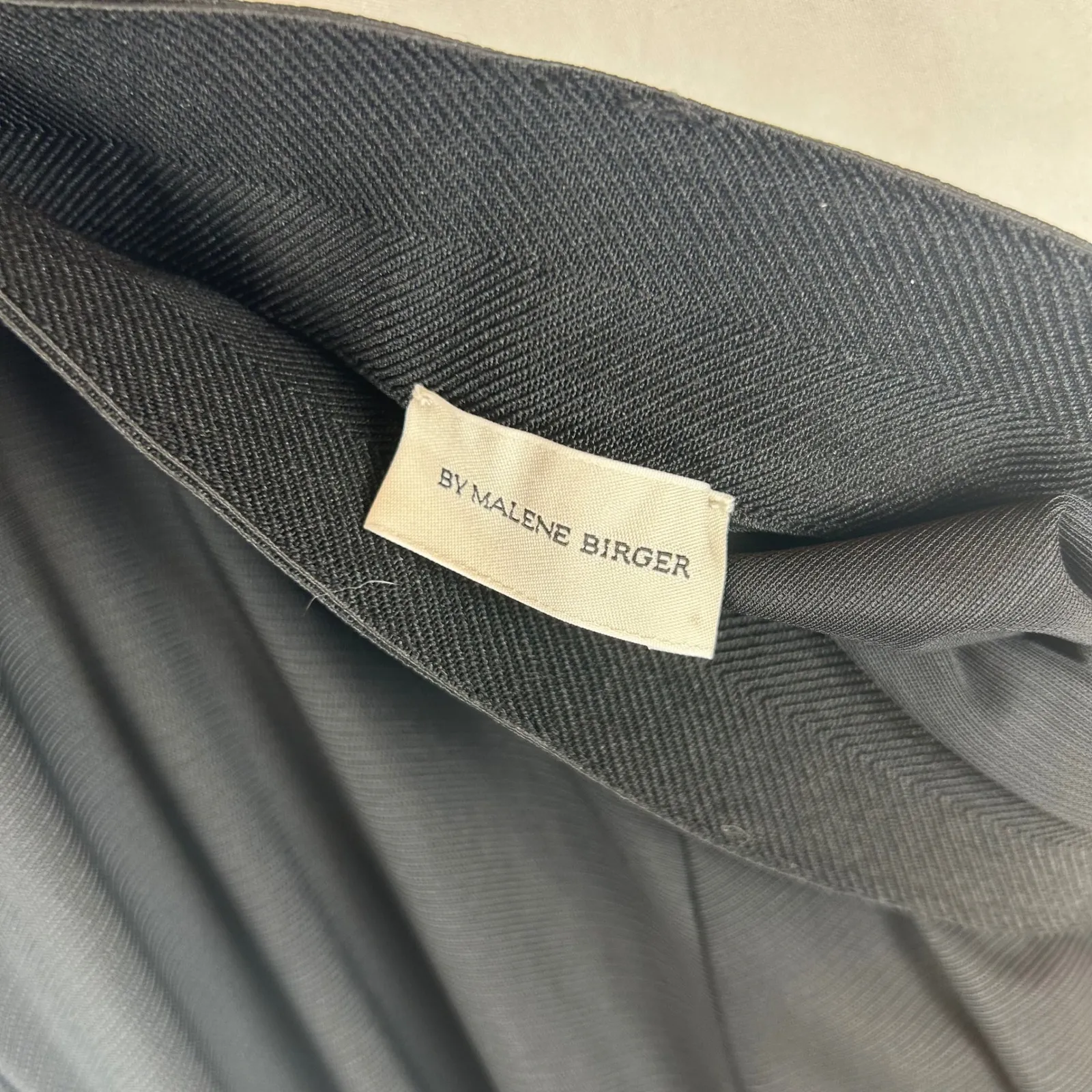 By Malene Birger Black‎ Lucee Flare Trousers Wide Leg Palazzo Pants XS Black - Image 3