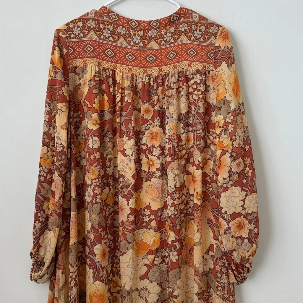 Spell & The Gypsy Amethyst Boho Midi Dress Size:S - Image 9