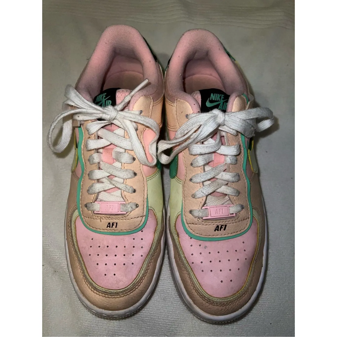 Nike Air Force 1 Shadow Arctic Punch Barely Volt Womens 9 - Image 3