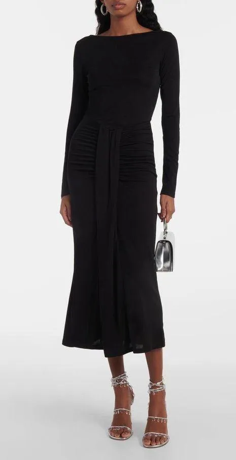 STAUD Gres Dress, Size Small, $395 Black - Image 14