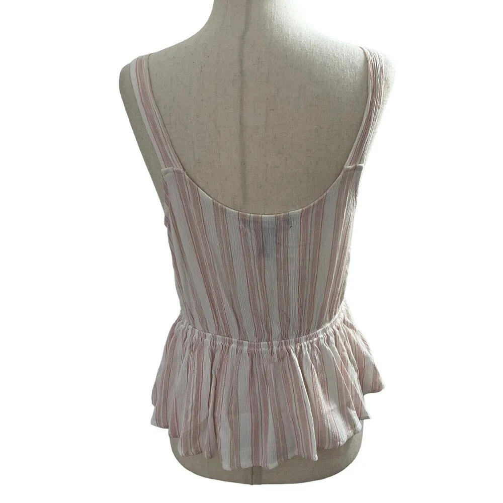 Forever 21 Women Size Small Bohemian Summer Top Shirt Blouse Boho 18-678 - Image 3