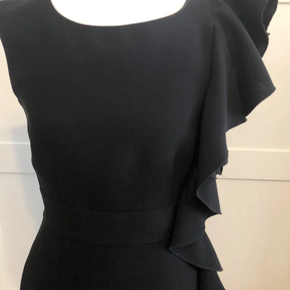 Tahari Ruffin draped dress . - Image 4