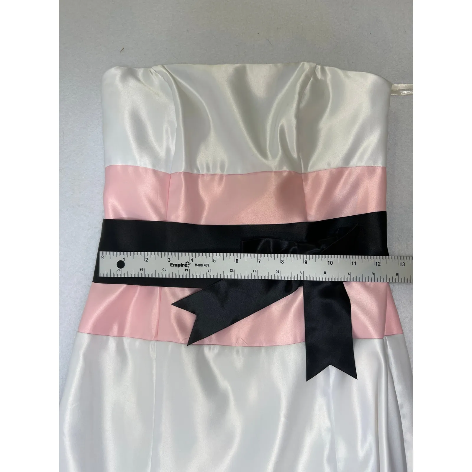 Jessica McClintock Vintage Women's Gunne Sax Rare Strapless Maxi Gown Size 5 - Image 13