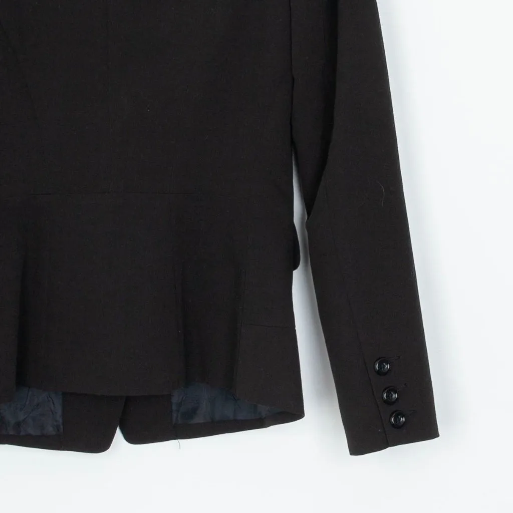 Silence + Noise Womens Double Breasted Blazer Size S Black Classic‎ Professional - Image 8