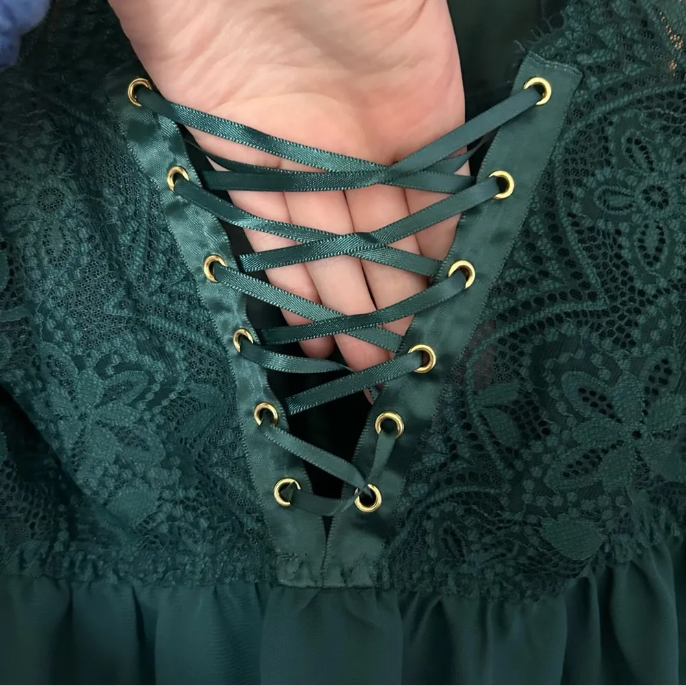 Cacique Scallop Lace Babydoll Cami Tank Lingerie in Plus Size 26/28 - Image 6