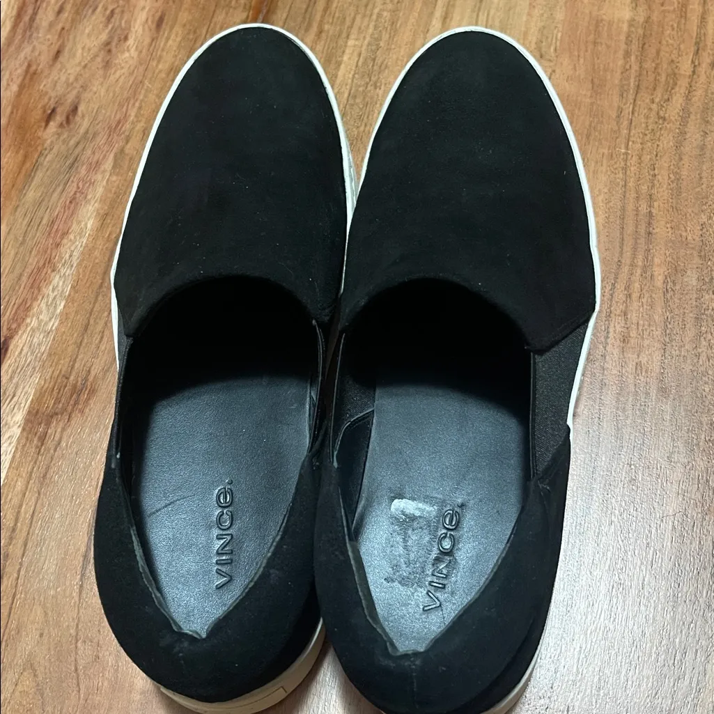 Vince Black Slip-On Loafers - Image 5