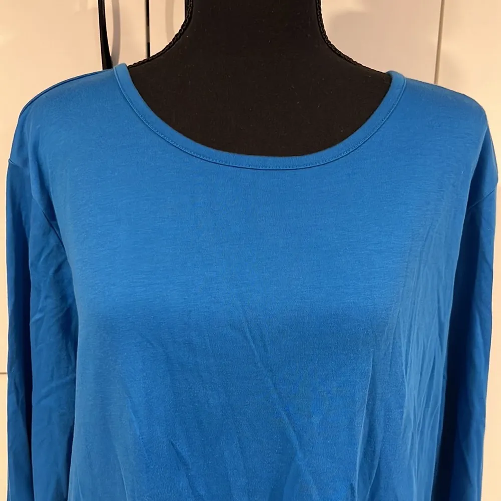 L.L. Bean cotton long sleeve‎ top . Size 2XL - Image 2