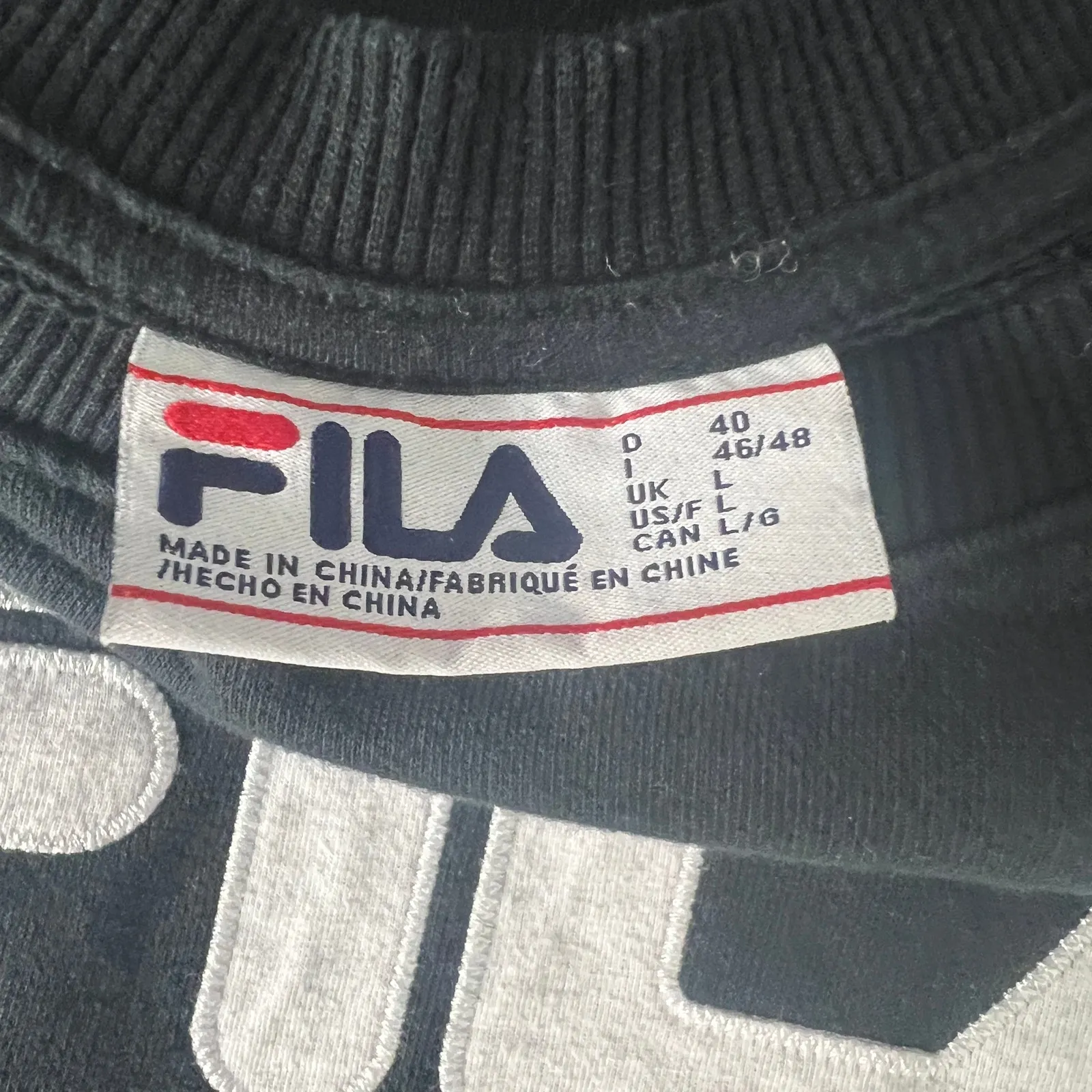 FILA Women's Athleisure Pullover Sweatshirt Size Large - Image 4