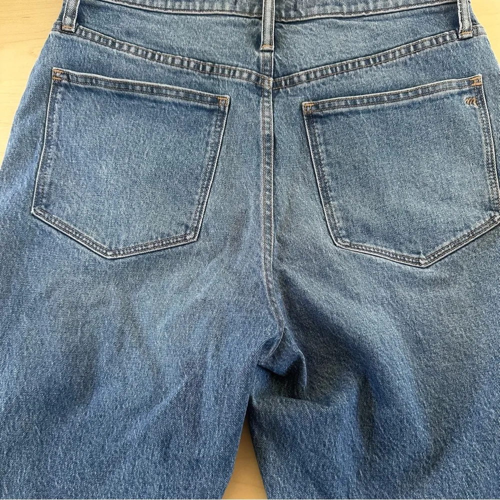 Madewell High Rise Long Denim Shorts - Image 9