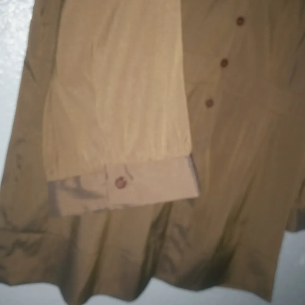 Antilia Femme 1X Fall Pumpkin Button Down Collared Top Plus Gold - Image 5