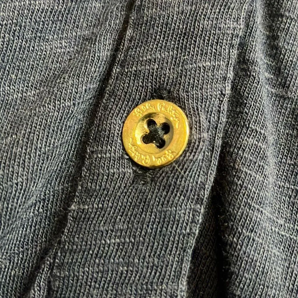 472. Lily Pulitzer Essie maxi navy dress with a slit - Image 5