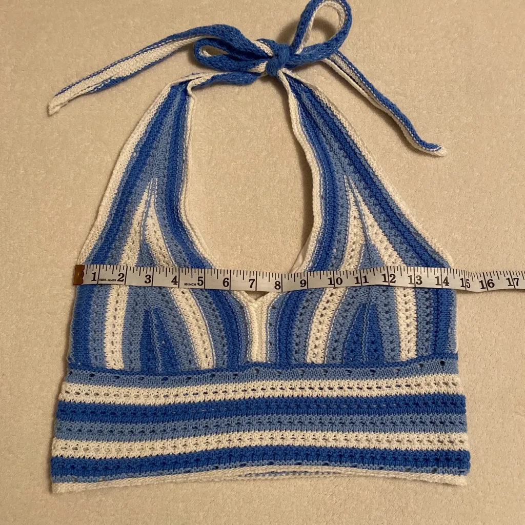 Hollister Crochet Halter Top - Image 5