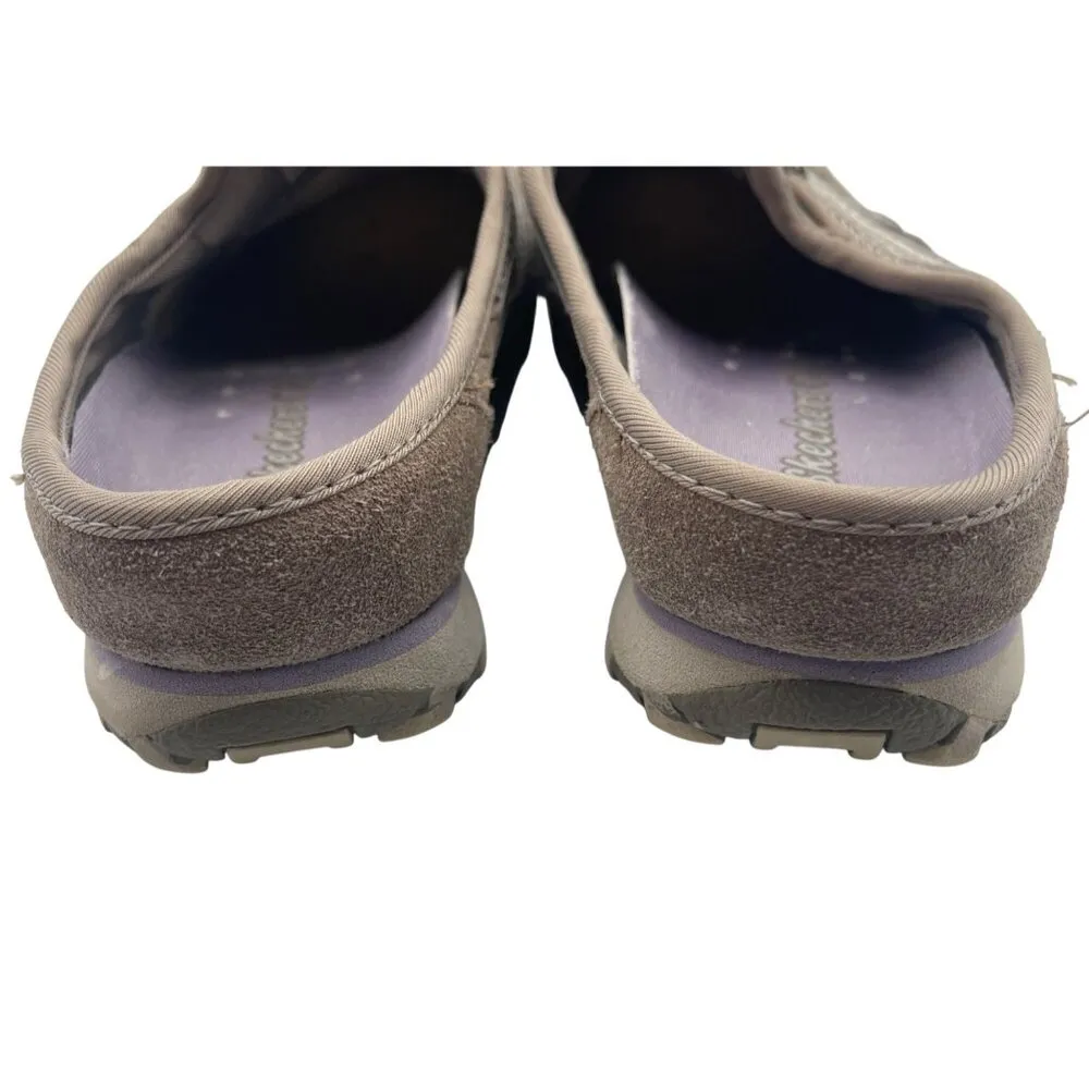 Skechers Cuddy Slip On Sneaker Mule Grey Taupe Size 6 Comfort Memory Foam - Image 5