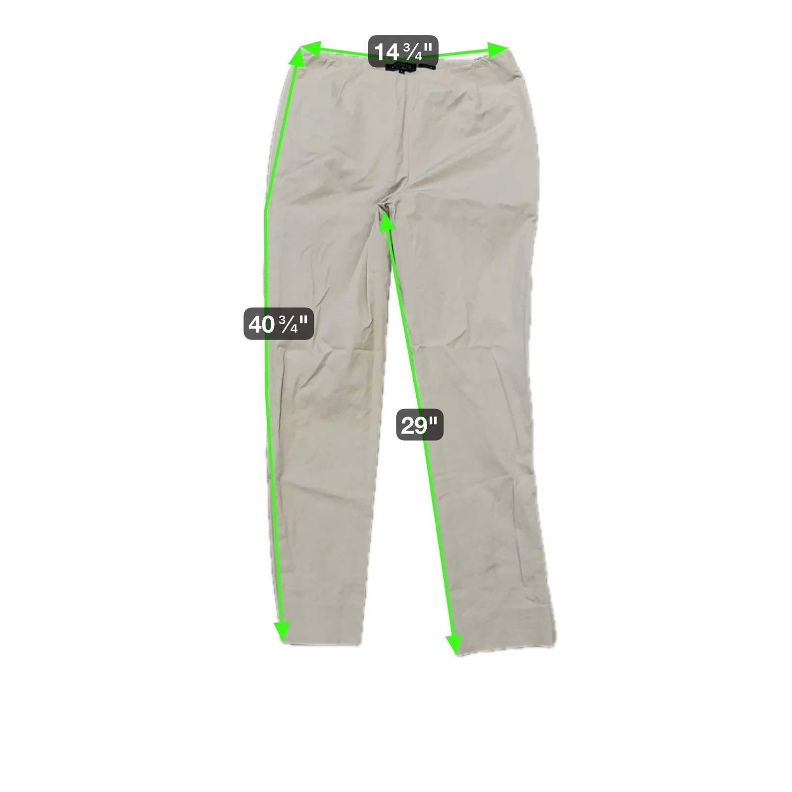 Lafayette 148 Quiet Luxury Chrystie Twill Pull On Ankle Pants 4 Minimalist Work Tan - Image 8