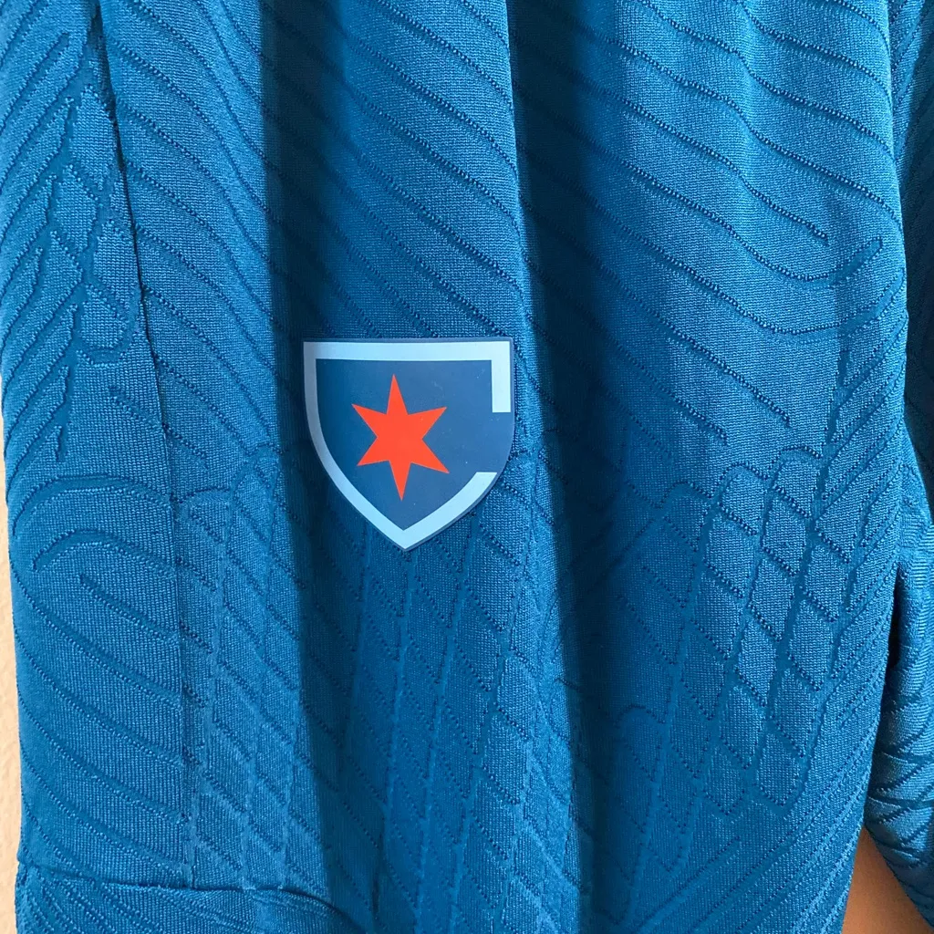 Chicago Red Stars Turquoise Player Issued Nike DriFit ADV Warmup Pants Large - Image 2