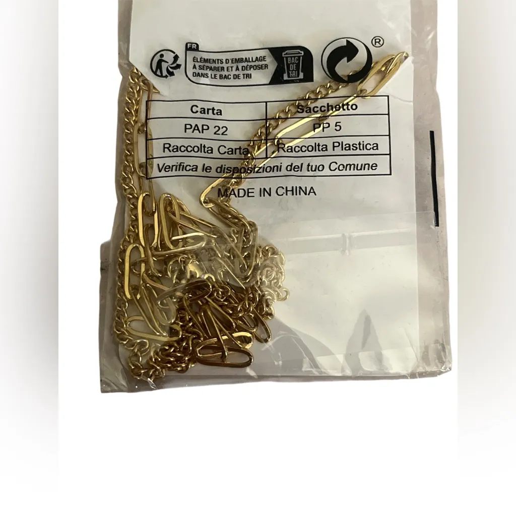 Star of David necklace with a stainless steel chain. Gold - Image 2