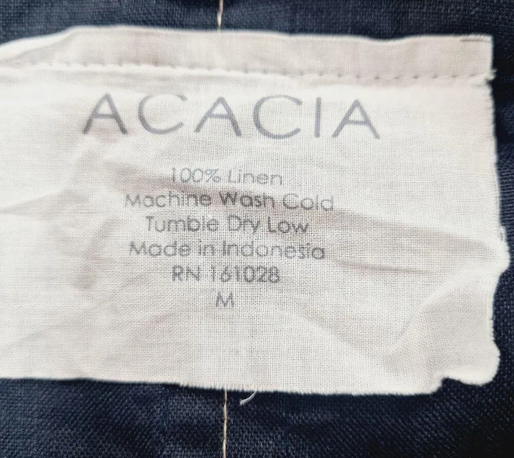 ACACIA Billy Linen Jumpsuit in Deep Navy Medium - Image 6