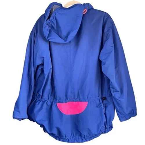 Vintage Obermeyer Thinsulate Ski Pullover Anorak Jacket Blue Pink 80s 90s Unisex - Image 5