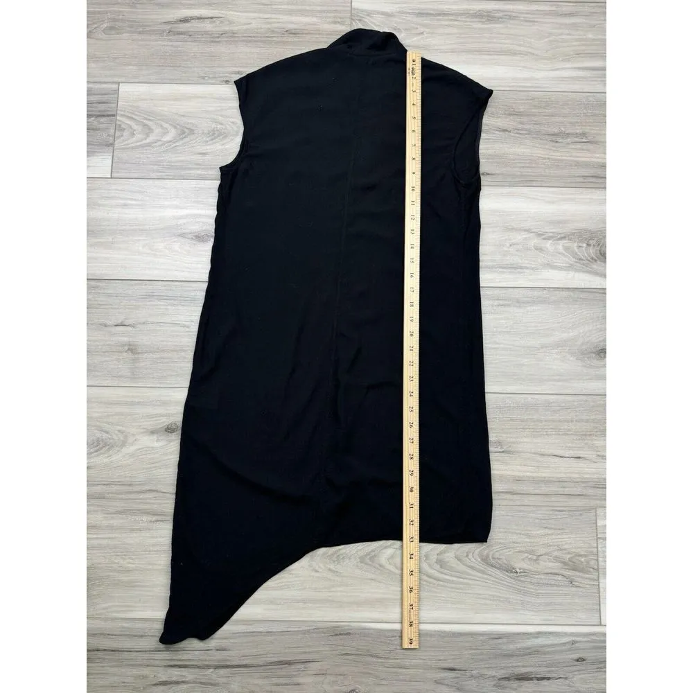 Helmut Lang Asymmetrical Button Front Dress Lagenlook Shirt‎ Dress Sz S - Image 6