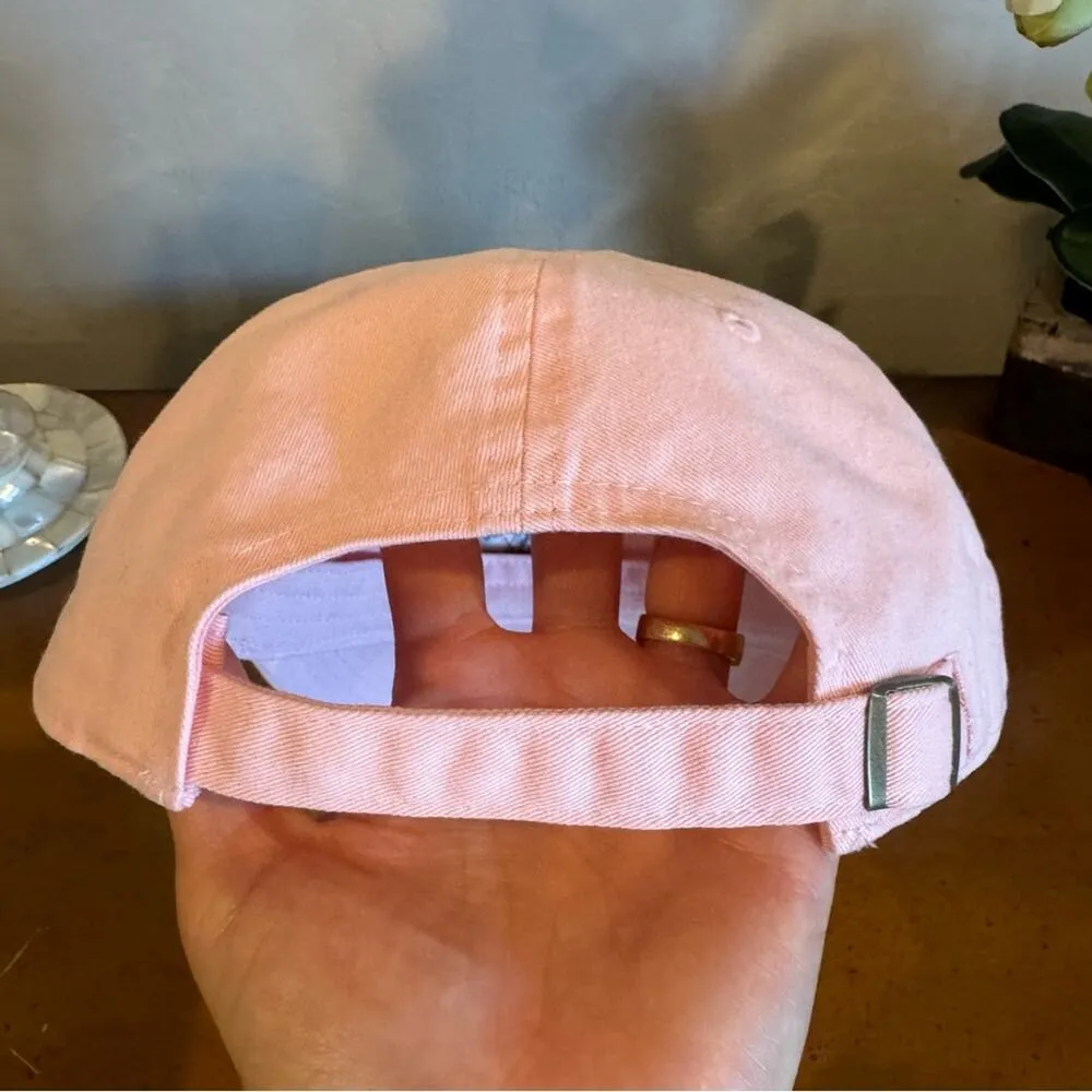 Pebble Beach Cynthia Sealion Pink Adjustable Golf Cap – Rare, Excellent - Image 2