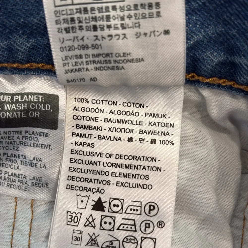 Levi’s 501 Original Fit High Rise Jean Shorts Premium No Stretch - Image 8