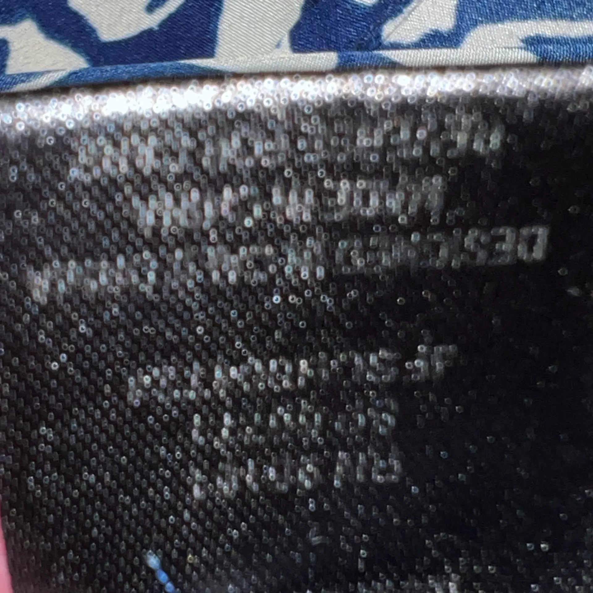 BeBop Navy and White Zigzag Dress with elastic waist - Image 7