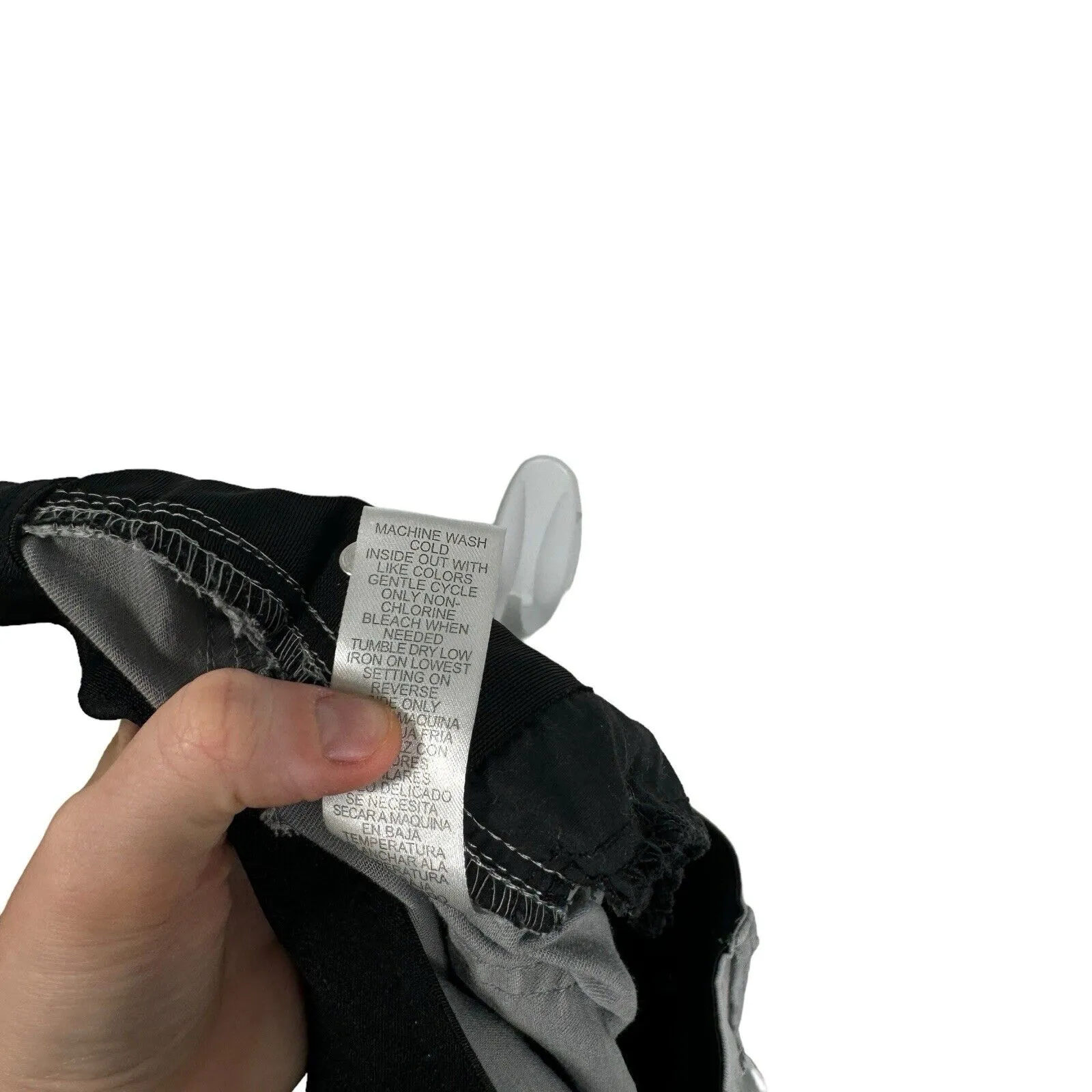 Democracy "Ab" Technology Grey Skinny Pants Cropped Mid Rise Work Office Women 8 - Image 9