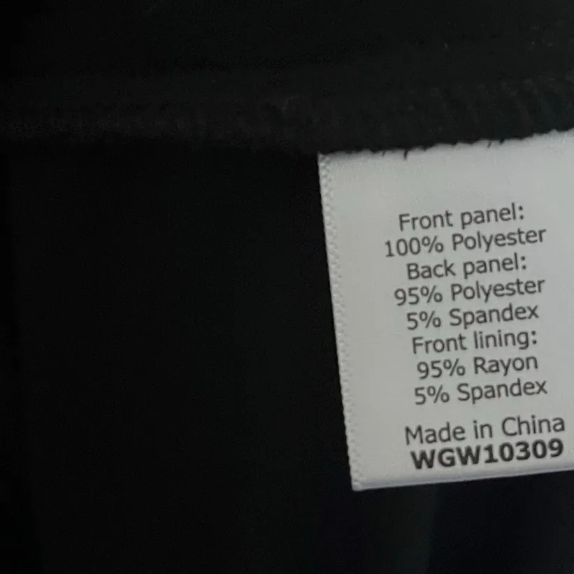 41 Hawthorne‎ Clearwater Mixed Material Blouse Women's XL Tie Bow Back Drapey Black - Image 4