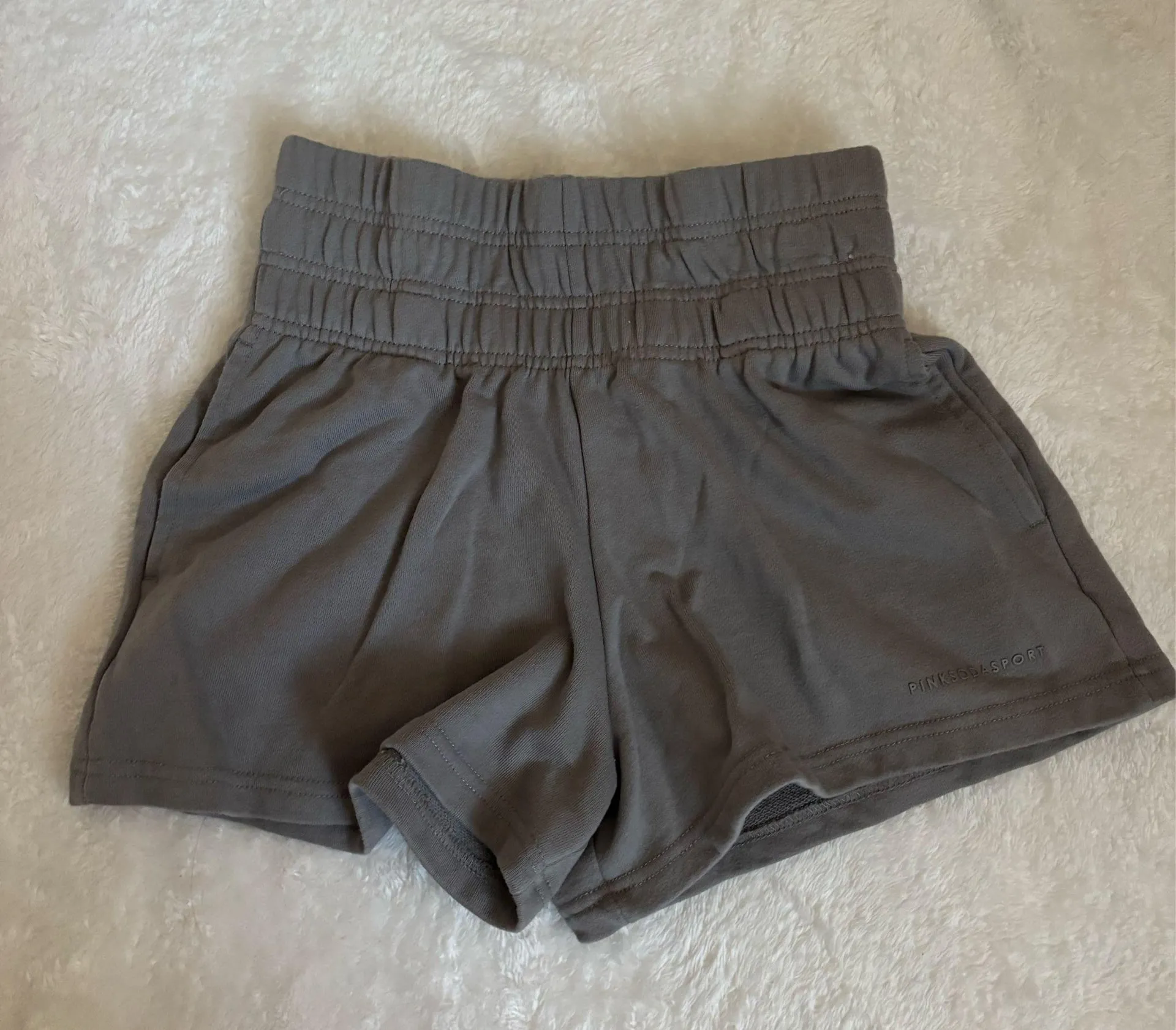 Grey sweatpants shorts  - Image 3