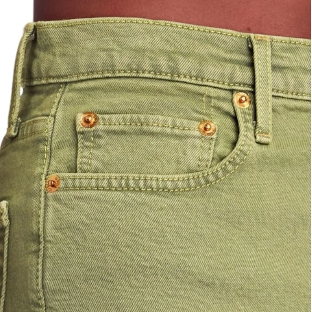 RE/DONE Washed Sage 70s Ultra High-Rise Stove Pipe Jeans Size 30 193-3WUHRTV NWT - Image 6