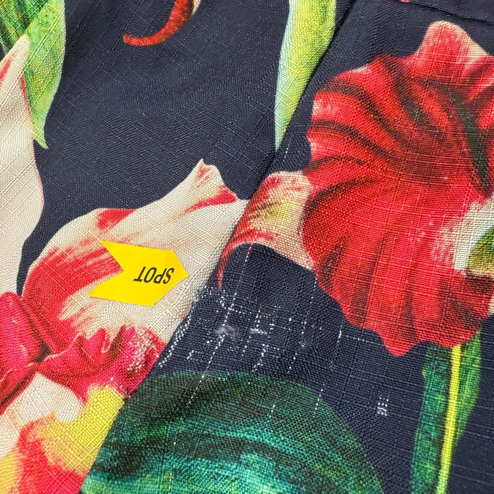 PatBO Laelia floral halter cocktail Jumpsuit wide leg Size 4 Blue - Image 9