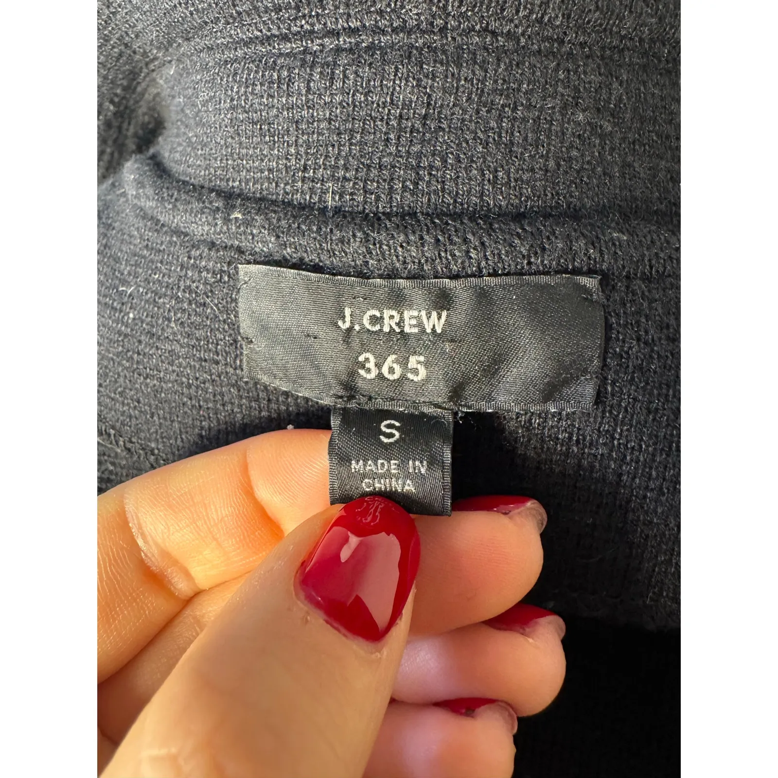 J.Crew Sophie Open-Front Sweater Blazer Jacket Black Size S - Image 4