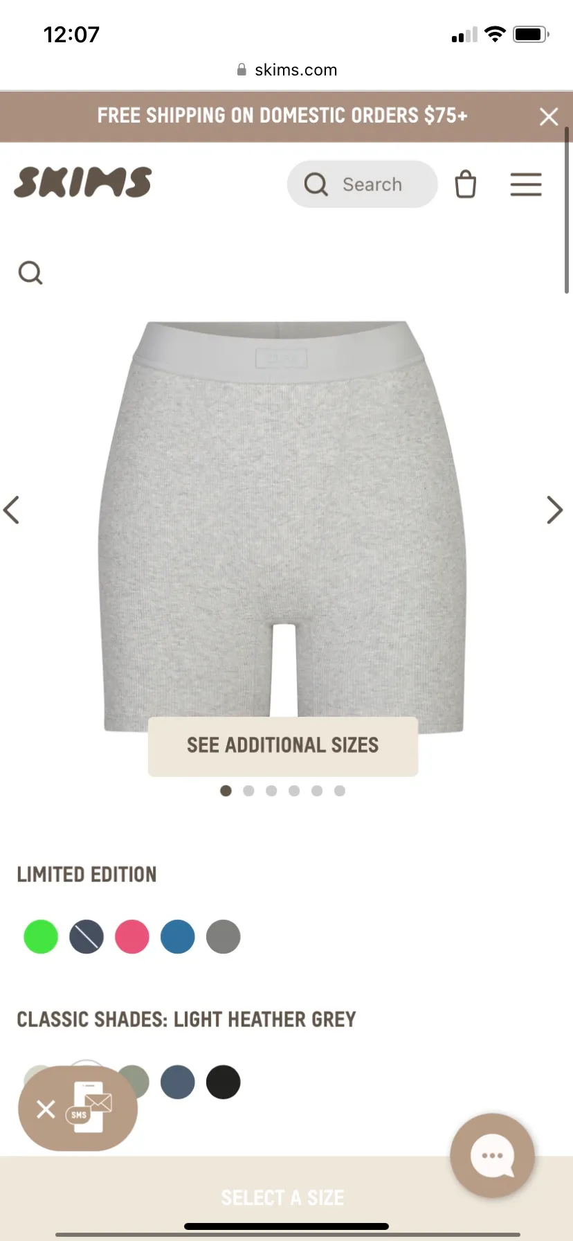 SKIMS Cotton Rib Boxer - Image 2