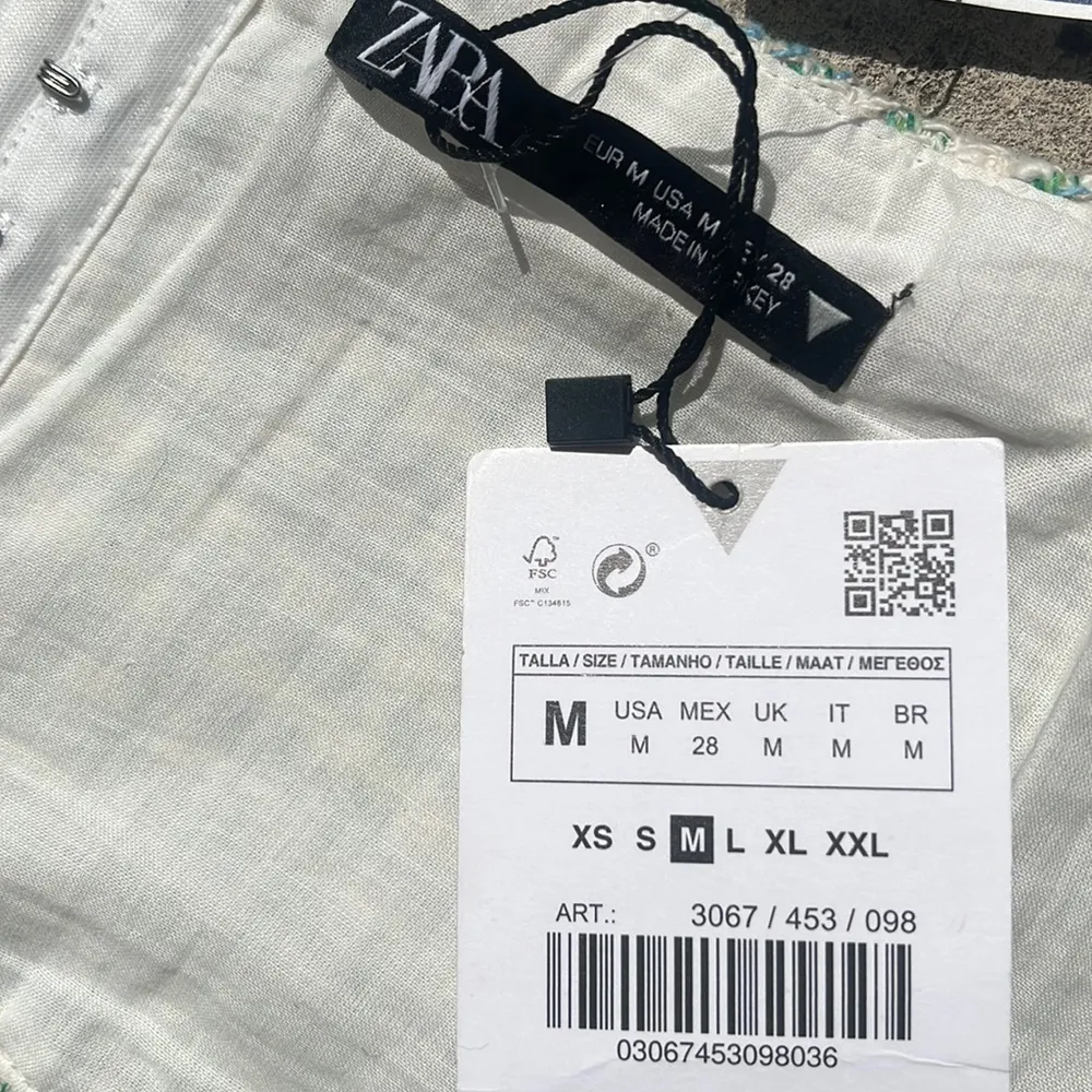 NWT Zara Checkered Tweed Corset Top‎ - Image 2