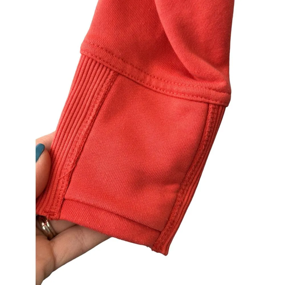 Athleta Passionfruit Coral Ascend Warm Up Hoodie Women's Size XS - Image 5