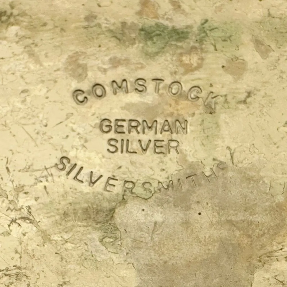 Comstock Silversmiths Vintage German Silver Horse Head Western Belt Buckle - Image 8