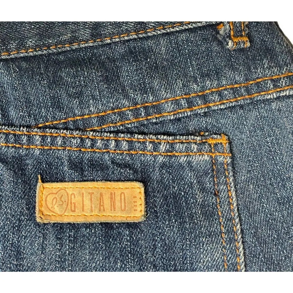Vintage PS Gitano Womens High Rise Waist Mom Jeans Front Back Yoke Sz 20 Short - Image 4