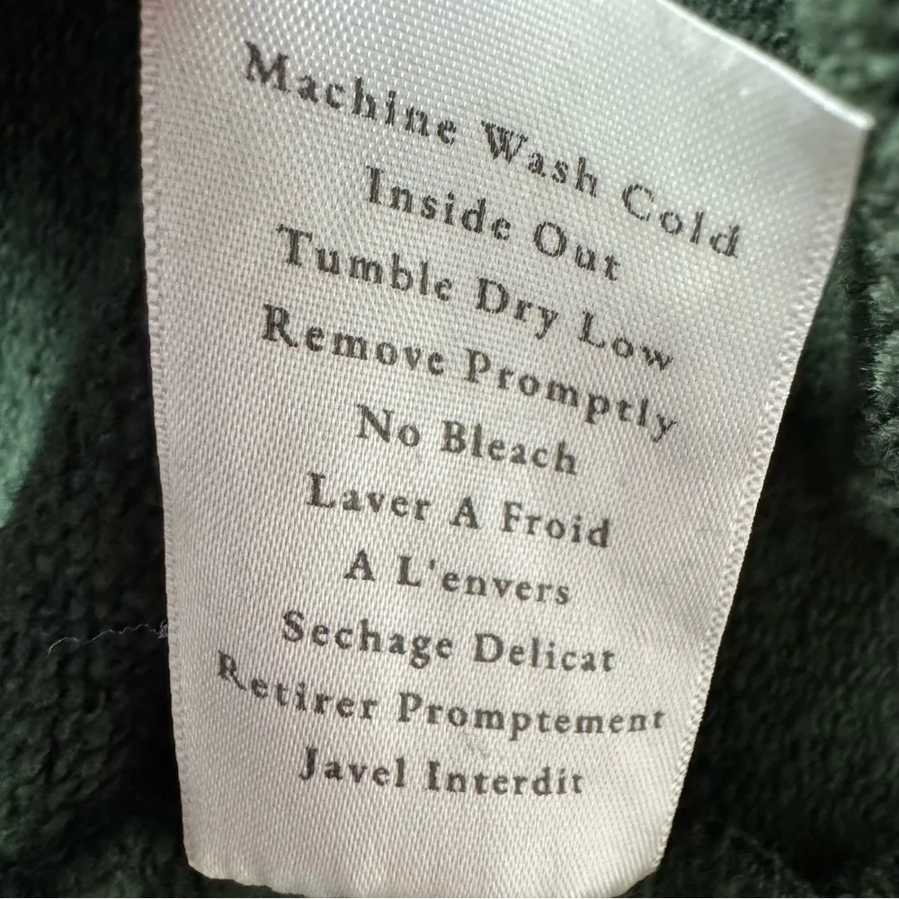 Frank & Eileen Izzie Party Sweatshirt Dress Triple Fleece Green Medium M - Image 11