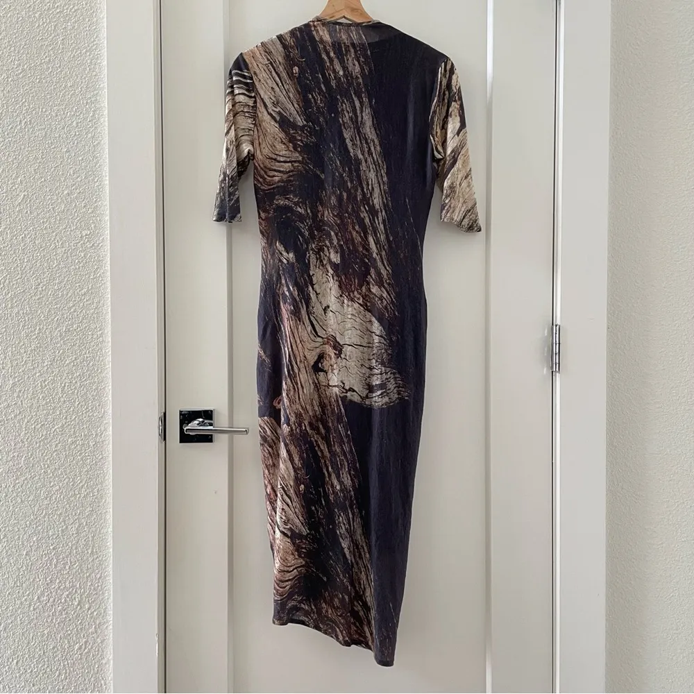 Helmut Lang  Drift Drape Dress Size M - Image 4