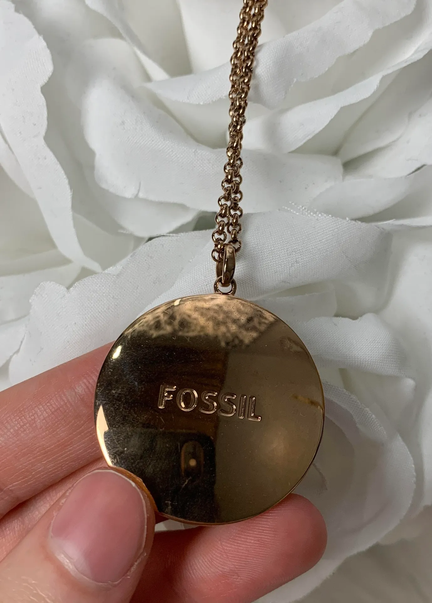 Bronze Rhinestone Bird Pendant Necklace - Image 4