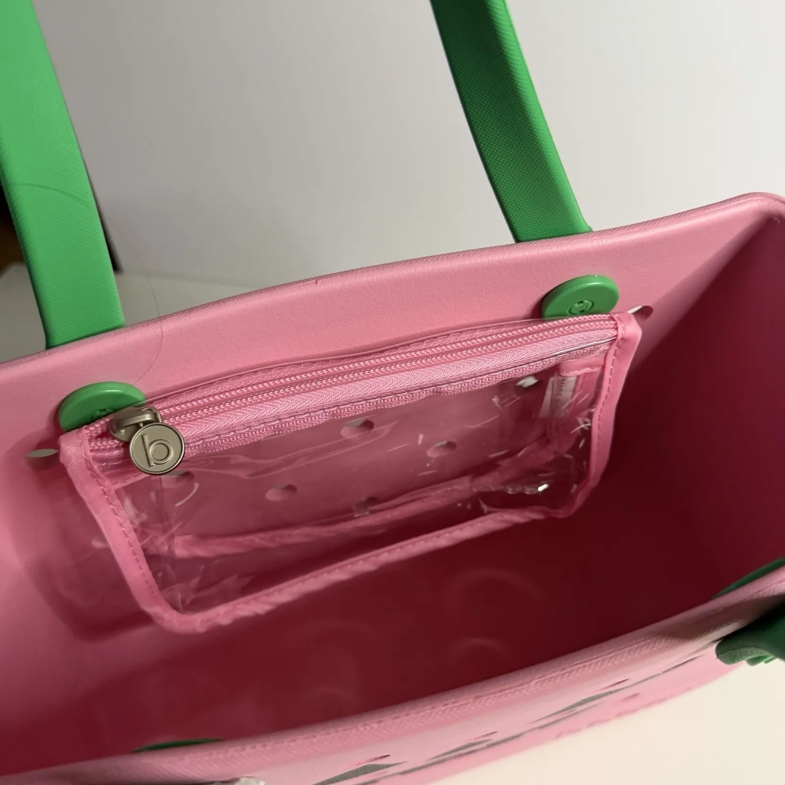 Bitty Bogg O'Lantern Pink Green Limited Edition Halloween Tote Purse Trick Treat - Image 8