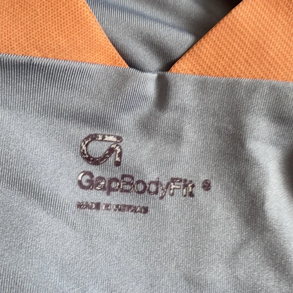 Gap Fit gray and orange cinched waist athletic dress - Image 6